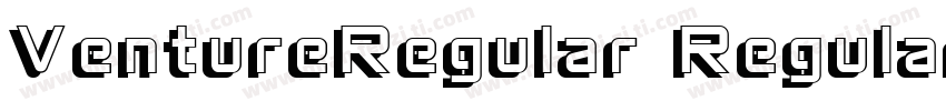 VentureRegular Regular字体转换